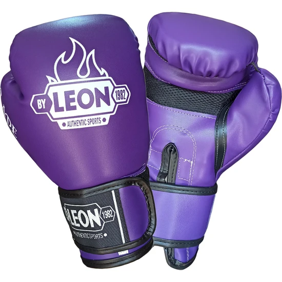 Leon Blade Training Boks, Kick Boks ve Muay Thai Eldiveni Mor 8 Oz