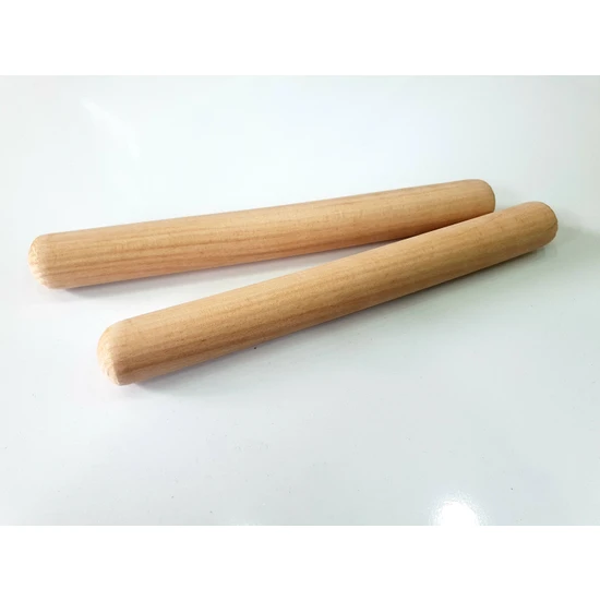 Zekice Oyuncak Ses Çubuğu Doğal Ahşap Çubuk 2 x 21 cm