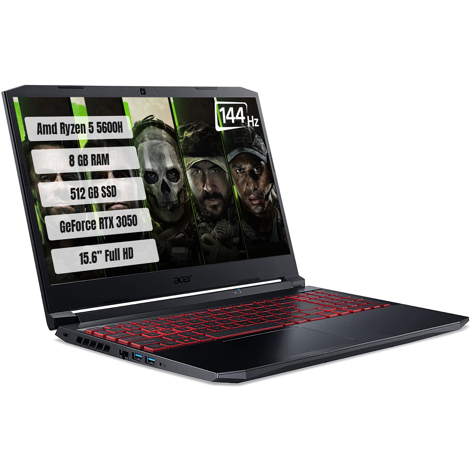 Acer Nitro 5 AN515-45 Amd Ryzen 5 5600H 8 GB 512 GB SSD Rtx Fiyatı