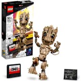 LEGO® Marvel Ben Groot 76217 - 10 Yaş ve Üzeri Çocuklar Için Koleksiyonluk Bebek Groot Yapım ve Sergileme Modeli (476 Parça)