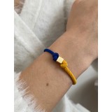 Amoure Gold 14 Ayar Altın Küplü Fenerbahçe Bilekliği