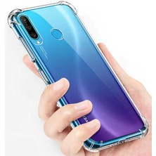 Canpay Huawei P40 Lite E Uyumlu Kılıf Case, Şeffaf Ultra Koruma Hard Transparent Ultra Protected