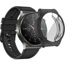Canpay Huawei Watch Gt 2 Pro Uyumlu Saat Ekran Koruyucu Full Ekran Kılıf Tam Kaplayan Hafif Kompakt Tasarım