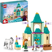 LEGO # Disney Princess Anna ve Olaf#ın Şato Eğlencesi 43204 - 4 Yaş ve Üzeri Çocuklar için Prensesli Oyuncak Yapım Seti (108 Parça)