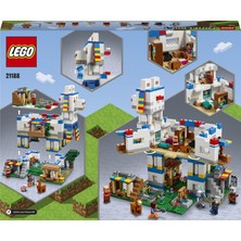 LEGO Minecraft® Lama Köyü 21188 - 9 Yaş ve Üzeri Çocuklar Için Hayvan ve Açılan Ev Içeren Oyuncak Yapım Seti (1252 Parça)