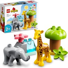 LEGO® Duplo® Vahşi Afrika Hayvanları 10971 - 2 Yaş ve Üzeri Çocuklar Için Safari Hayvanları Oyuncak Yapım Seti (10 Parça)