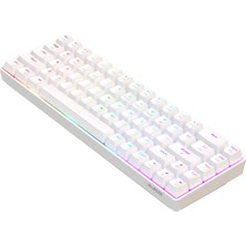 Ajazz K685T %60 Kablosuz Mekanik Oyuncu Klavyesi-Rgb-Hot Swappable-Brown Switch