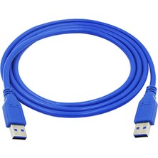 Aogo 1.5 Metre USB 3.0 Erkek Erkek Kablo USB 3.0 Tip A Erkek M/m 1.5m USB Kablo