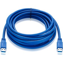 Aogo 3 Metre USB 3.0 Erkek Erkek Kablo USB 3.0 Tip A Erkek M/m 3m USB Kablo