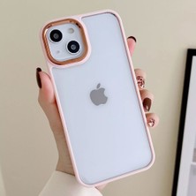 Pirok Store Iphone 13 Uyumlu Lüx Yanları Silikon Arkası Sert Şeffaf Kılıf