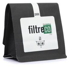 Yirmibirco Dark Filtre Sert İçim Filtre Kahve Yoğun Kahve Öğütülmüş Ince Çekim Kahve 250 gr