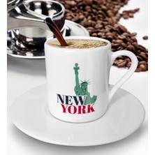 Bk Gift New York Tasarımlı Türk Kahvesi Fincanı - Model 1