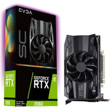 Evga Geforce Rtx 2060 Sc Overclocked 6gb Gddr6 192 Bit Nvidia Ekran Kartı