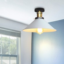 Riolight  Retro Tekli Metal Plofonyer Avize Şapka Çapı: 28CM