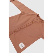 Totzee Çıtçıtlı Üst Camel Kahverengi