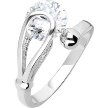 Starlight Diamond Pırlanta Montür Elegance 925 Ayar Gümüş Bayan Tektaş Yüzük
