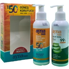 Ayna Sun Gunes 50 Spf 150 Ml+Ayna Sun Aloevera Jel 150 ml Set