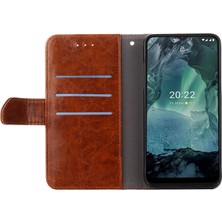 YKD Store Samsung Galaxy A23 5G Koyu Kahverengi İçin Geometrik Tpu + Pu Deri Kasa (Yurt Dışından)