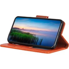 YKD Store Xiaomi 12 Turuncu İçin Nappa Doku Deri Kasa (Yurt Dışından)