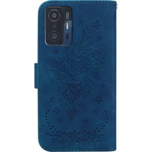 YKD Store Xiaomi 11T - 11T Pro Mavi Deri Kasa (Yurt Dışından)