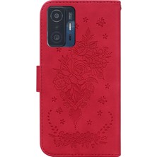 YKD Store Xiaomi 11T - 11T Pro Kırmızı Deri Kılıf (Yurt Dışından)