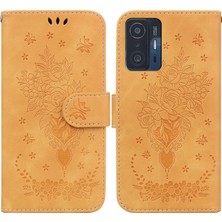 YKD Store Xiaomi İçin Deri Kasa 11T - 11T Pro Sarı (Yurt Dışından)