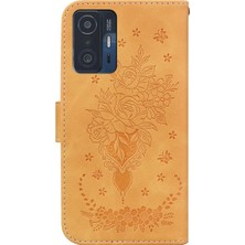 YKD Store Xiaomi İçin Deri Kasa 11T - 11T Pro Sarı (Yurt Dışından)