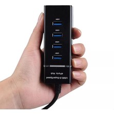 PrimeX Plus PX-3010 USB Hub, 4 Port USB 3.0 Çoklayıcı, USB Çoklayıcı Siyah