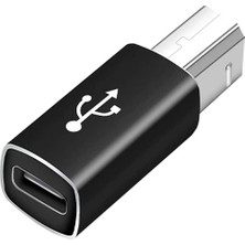 Keepro Type-C Dişi To Usb-B Yazıcı Midi Ekipmanları İçin Çevirici Adaptör