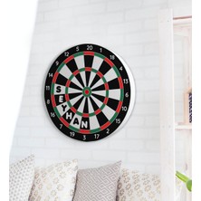 BK Kişiye Özel Isimli Eğlenceli 40CM Dart Oyun Seti Model 1