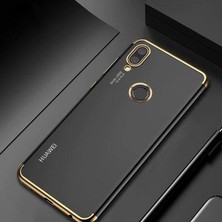 Ceponya Xiaomi Redmi Note 7 Köşeleri Renkli Şeffaf Kamera Korumalı Kılıf