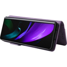 Zunhaı Samsung Galaxy Z Fold2 5g Için Telefon Kılıfı - Mor (Yurt Dışından)