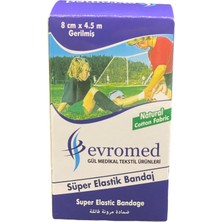 Evromed Super Elastık Bandaj 8cm x 4.5 mt