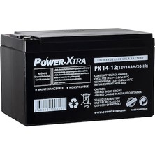 Power-Xtra 12V 14 Ah Elektrikli Bisiklet Aküsü (F6/Vidalı)