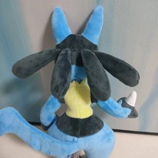 Simba Lucario Pokemon Karikatür Peluş Oyuncak 32CM - Mavi (Yurt Dışından)