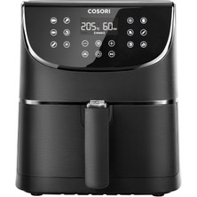 Cosori Premium XXL 5.8-Quart ( 5.5 Litre ) - Wi-Fi özellikli 1700W Dokunmatik Panelli Yağsız AirFryer Fritöz - Siyah