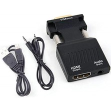 Alfais 4501 VGA To HDMI Çevirici Dönüştürücü