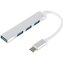 Shaza Type-C 4in1 Hub Adaptör USB 3.0 Çoğaltıcı