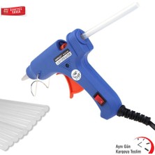 Okçu Kardeşler Yapı Market Mum Silikon Sıcak Silikon Tabanca Küçük 10 W+10 Adet Silikon