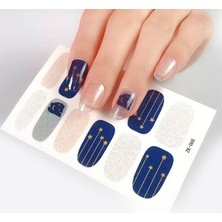 Ocean Tırnak Oje Sticker, Tırnak Dövmesi, Kolay Uygulanabilir, 12'li Nail Art Set