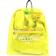 Attach Kh-Şeffaf Sırt Çantası Sarı Yellow