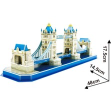 Cubic Fun 52 Parça 3D Puzzle Tower Bridge