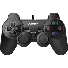 Asonic AS-A35 Usb/pc/ps3 1.8m Kablolu Titreşimli Joystick