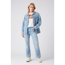 Wild West %100 Pamuk Yüksek Bel Jean Pantolon