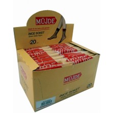 Müjde 20 Den Ince Soket Çorap 24'lü