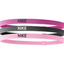 Nike N1004529-658 Elastik Saç Bandı 3 lü Paket