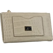 Duygushoesbag Kadın Cüzdan Kapaklı Orta  Boy Ince