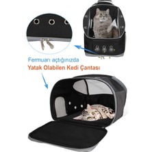 Ksburda Tropheus Çanta Siyah Ufo Kedi ve Köpek Taşıma Çantası 124525200 04872002