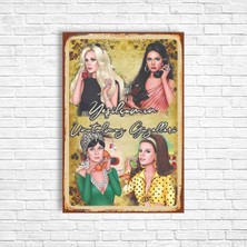 Trend Poster Yeşilçamın Unutulmaz Güzelleri Retro Ahşap Poster