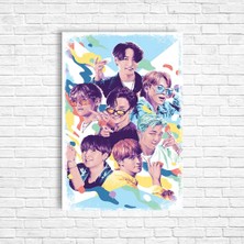 Trend Poster Kore Retro Ahşap Poster